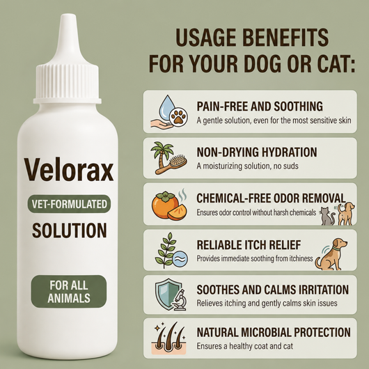 Velorax Pets™ 3-in-1 Steam Grooming Brush for Dogs & Cats